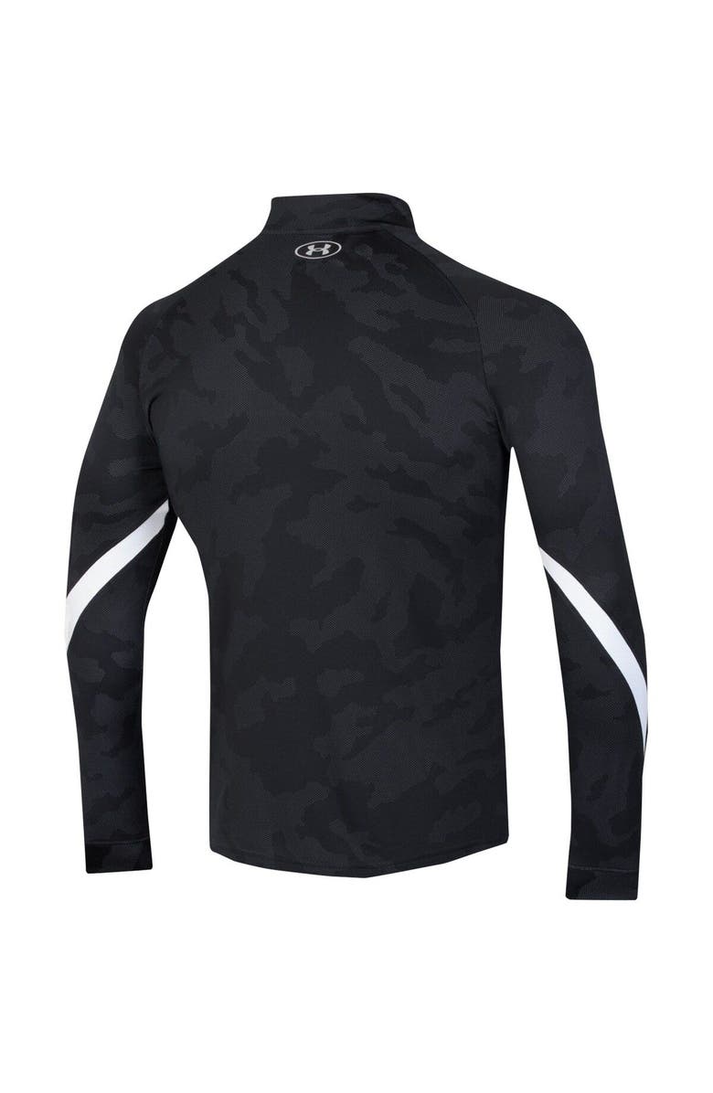 Under Armour Men's Under Armour Black Texas Tech Red Raiders Game Day Camo Raglan Quarter-Zip Top, Alternate, color, 