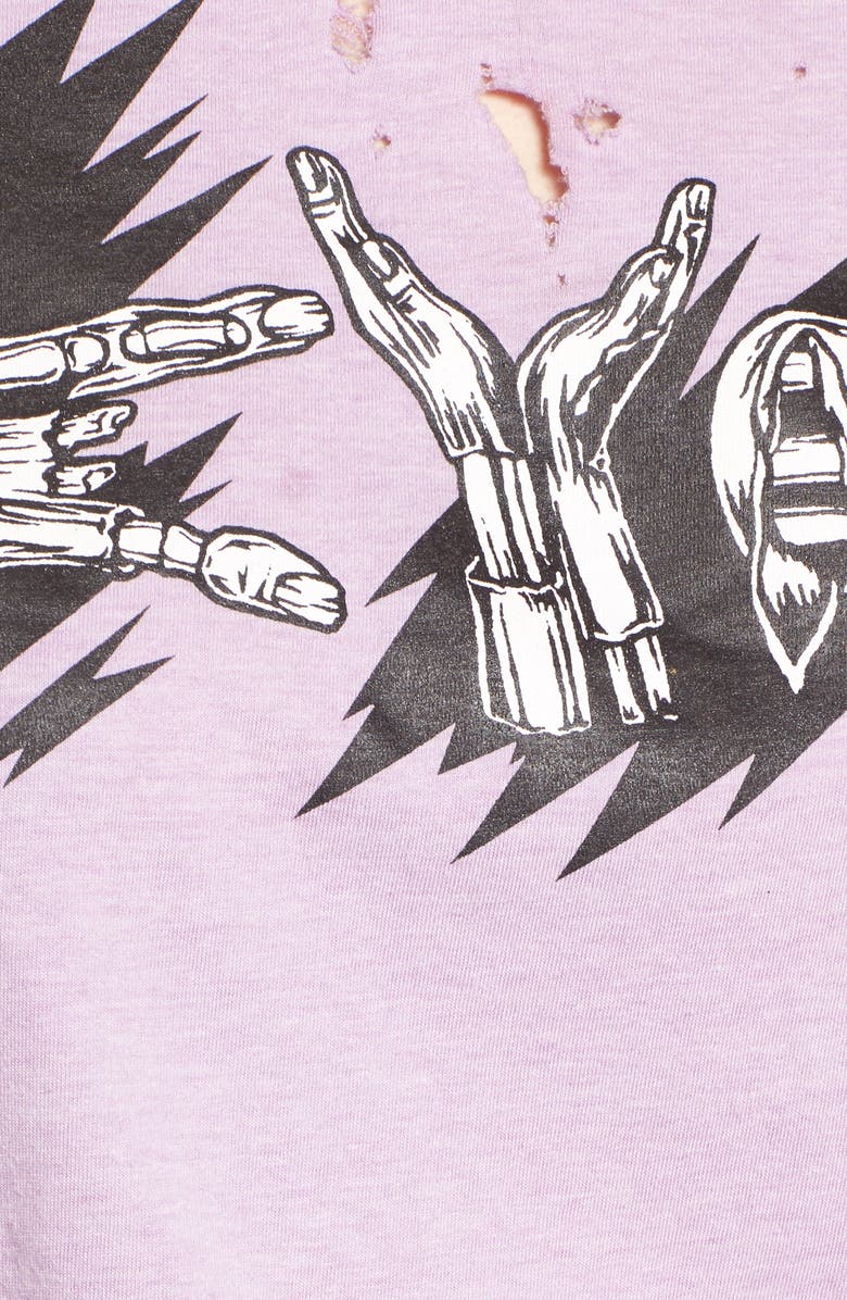 Kye Distressed Unisex Graphic Tee, Alternate, color,