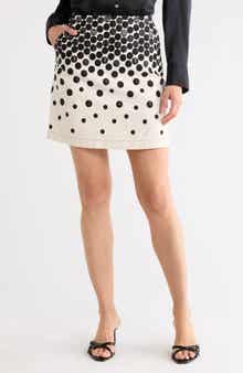 Longchamp Polka Dot Miniskirt