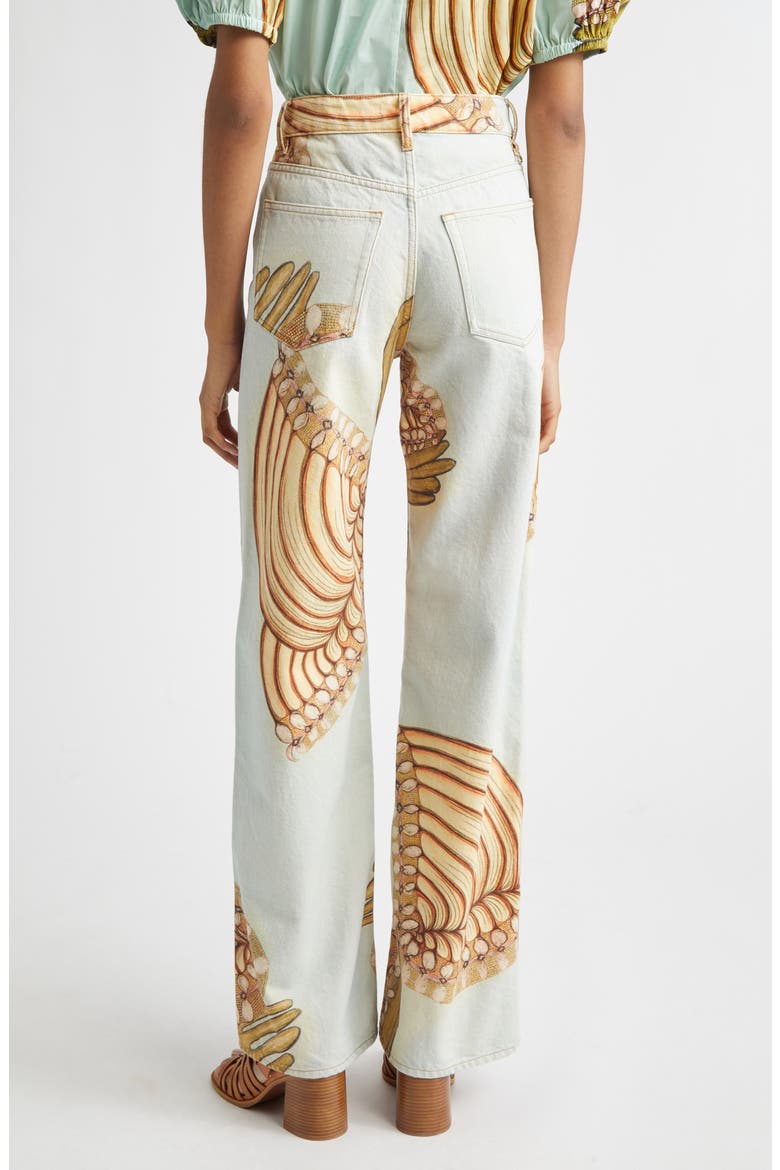 The Willow Wide Leg Jeans, Alternate, color, WATER BLOSSOMS