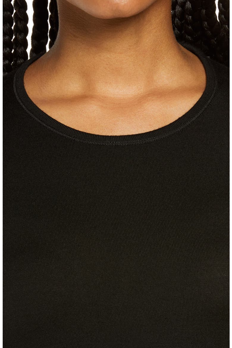 260 Tech Long Sleeve Crewneck T-Shirt, Alternate, color, BLACK