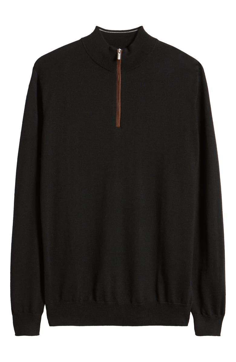 Peter Millar Autumn Crest Wool Blend Quarter Zip Sweater, Alternate, color,