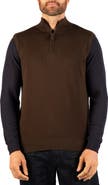 TailorByrd Quarter Zip Sweater Vest