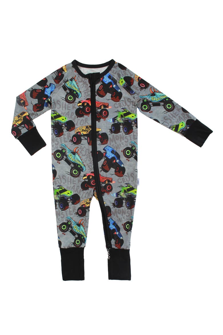 Monster Jammies Snoozer, Main, color, Gray