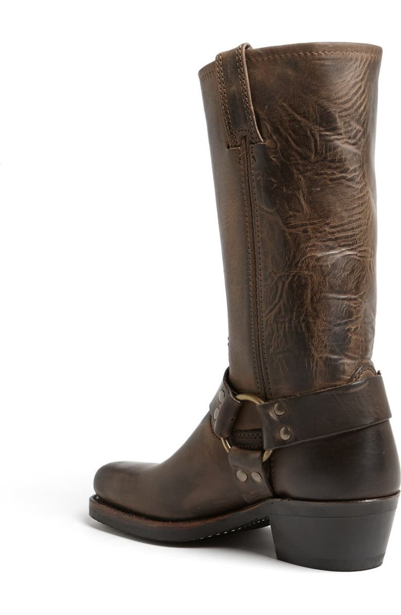 Frye 'Harness 12R' Leather Boot, Alternate, color, Smoke