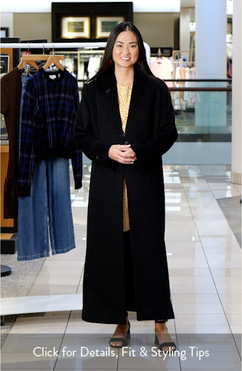 One-Button Long Coat
