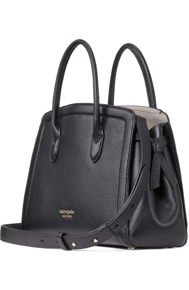Kate Spade New York knott medium leather satchel, Alternate, color,
