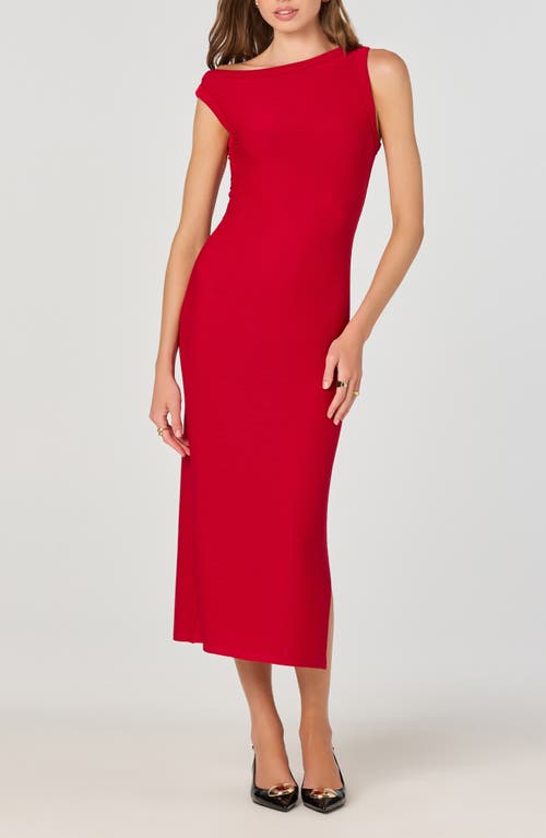 Astr The Label Asymmetric Knit Dress