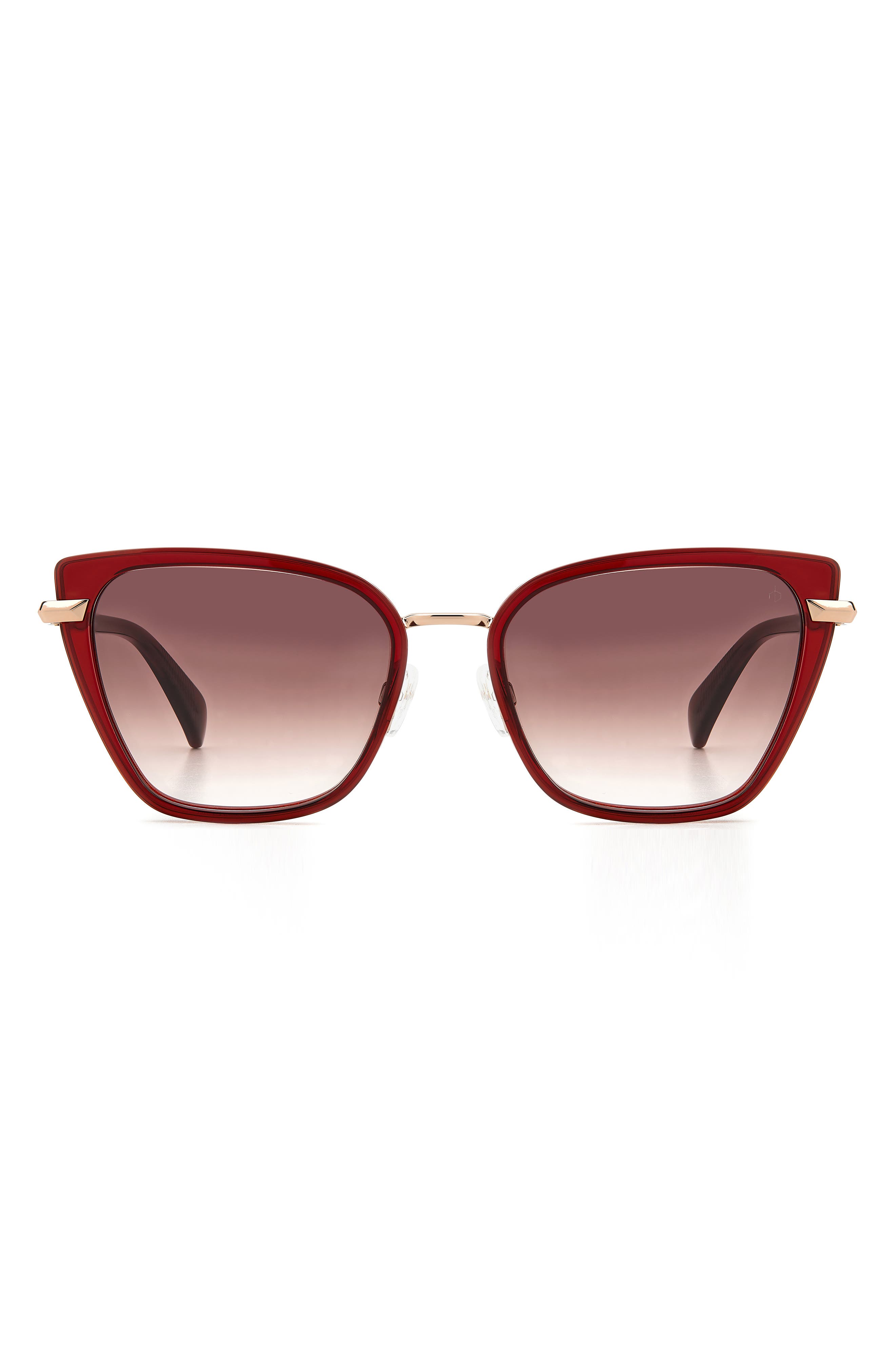 rag & bone 56mm Gradient Cat Eye Sunglasses