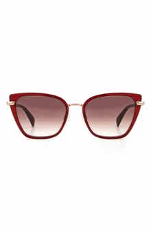 rag & bone 56mm Gradient Cat Eye Sunglasses