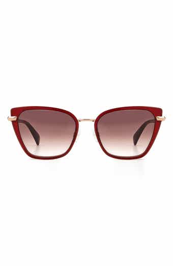 rag & bone 56mm Gradient Cat Eye Sunglasses