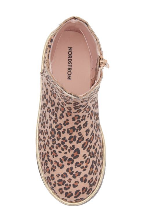 Nordstrom Kids' Justine Bootie In Animal Print