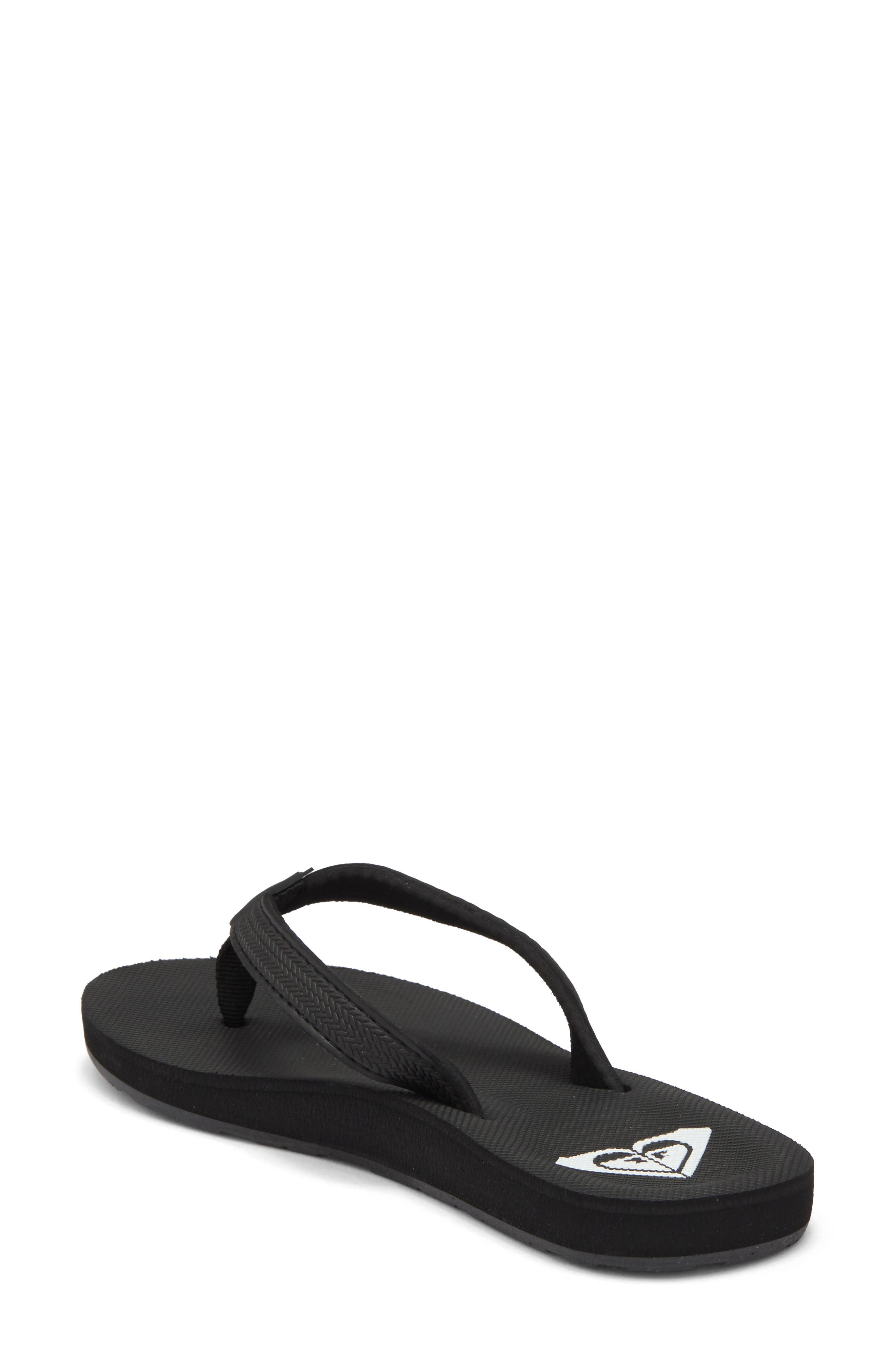 Roxy Porto Flip Flop, Alternate, color, Black