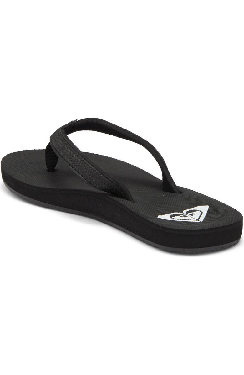 Roxy Porto Flip Flop, Alternate, color, Black