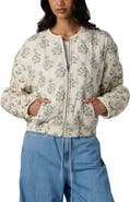 BLANKNYC Floral Quilted Bomber Jacket