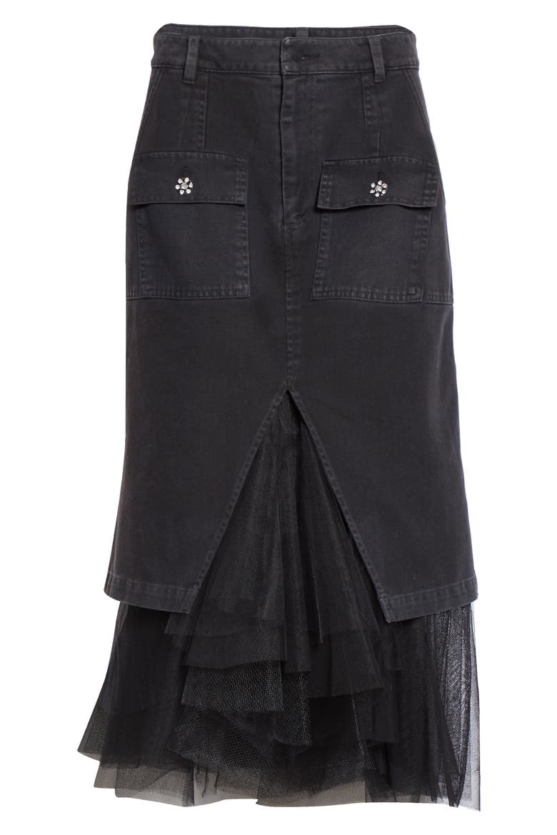 Ms. Benjamin Tulle Skirt, Alternate, color, WASHED BLACK