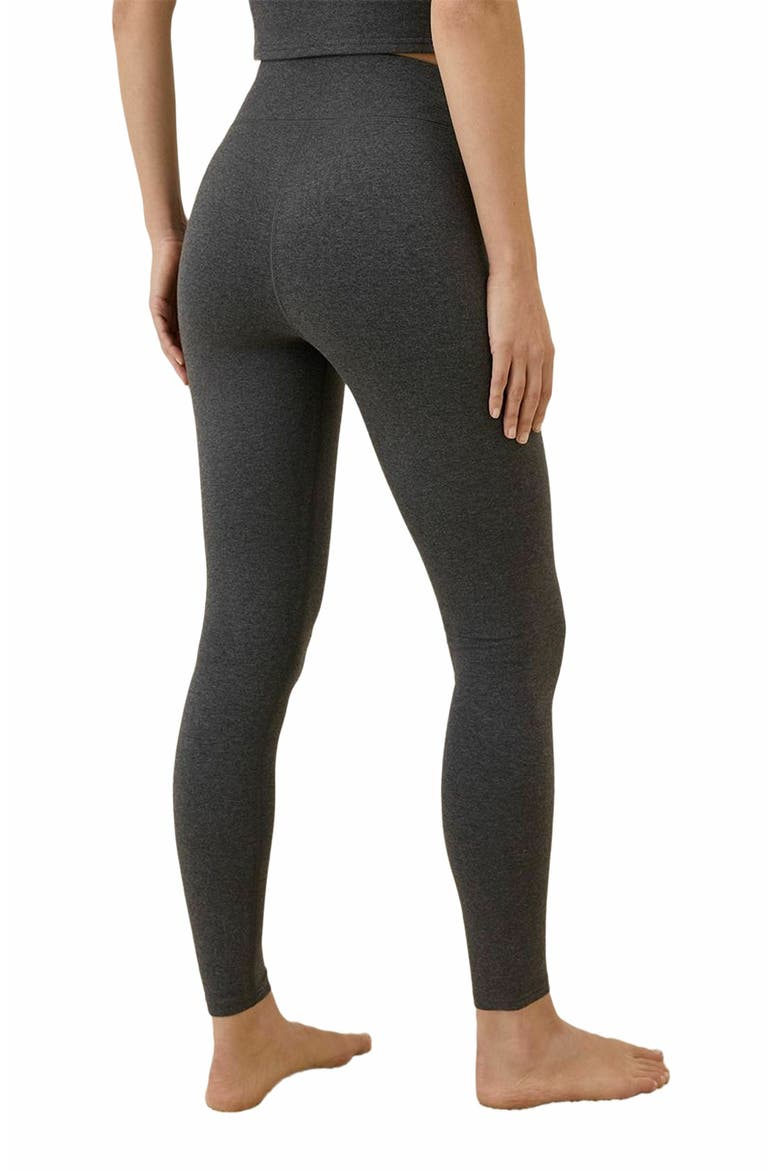 Organic Cotton On the Go-To Legging, Alternate, color, Charcoal Heather