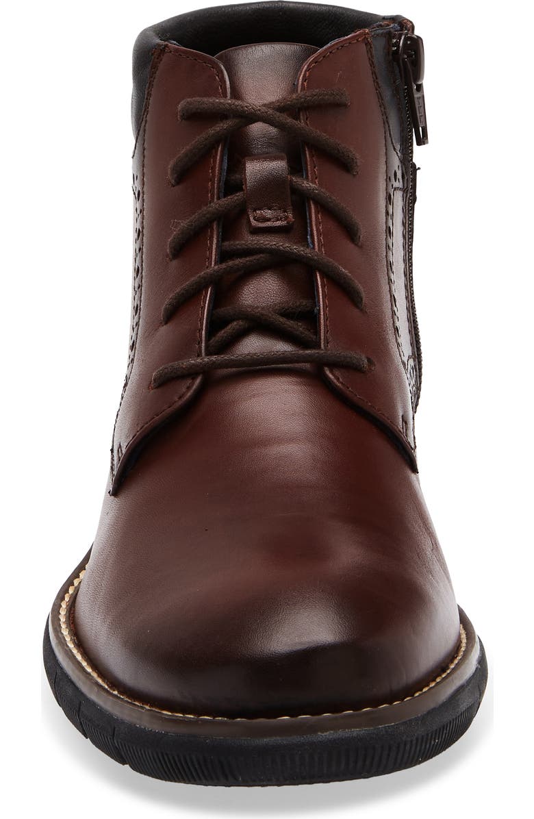 Johnston
Murphy Holden Plain Toe Boot, Alternate, color, Mahogany Full Grain