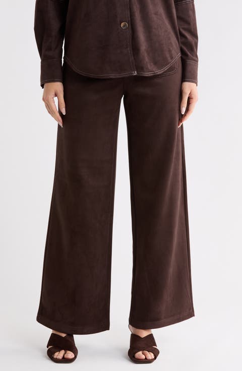 Faux Suede Pants