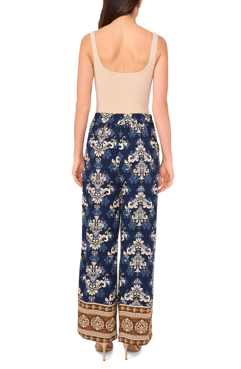 Halogen<sup>®</sup> Paisley Wide Leg Pants, Alternate, color,