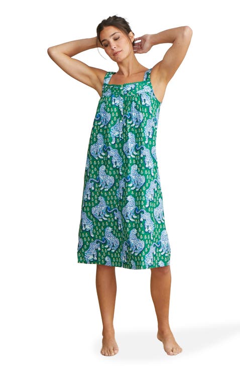 Back to Bed Nightgown in Tiger Queen