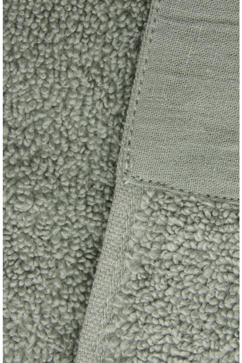 Border 6-Pack Cotton Hand Towels, Alternate, color, GREEN