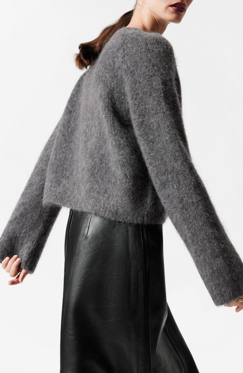 & Other Stories Boxy Mohair & Wool Blend Cardigan, Alternate, color, 