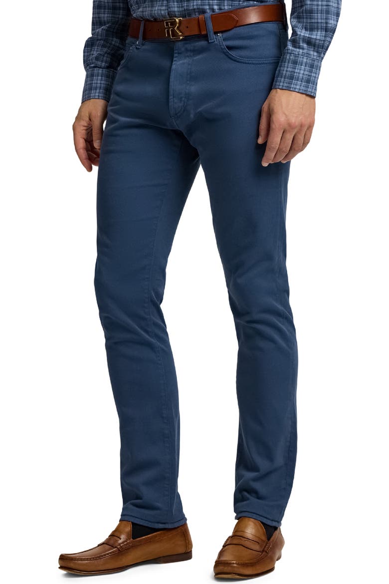Sherrington Slim Fit Five-Pocket Stretch Twill Pants, Alternate, color, SOFT BLUE