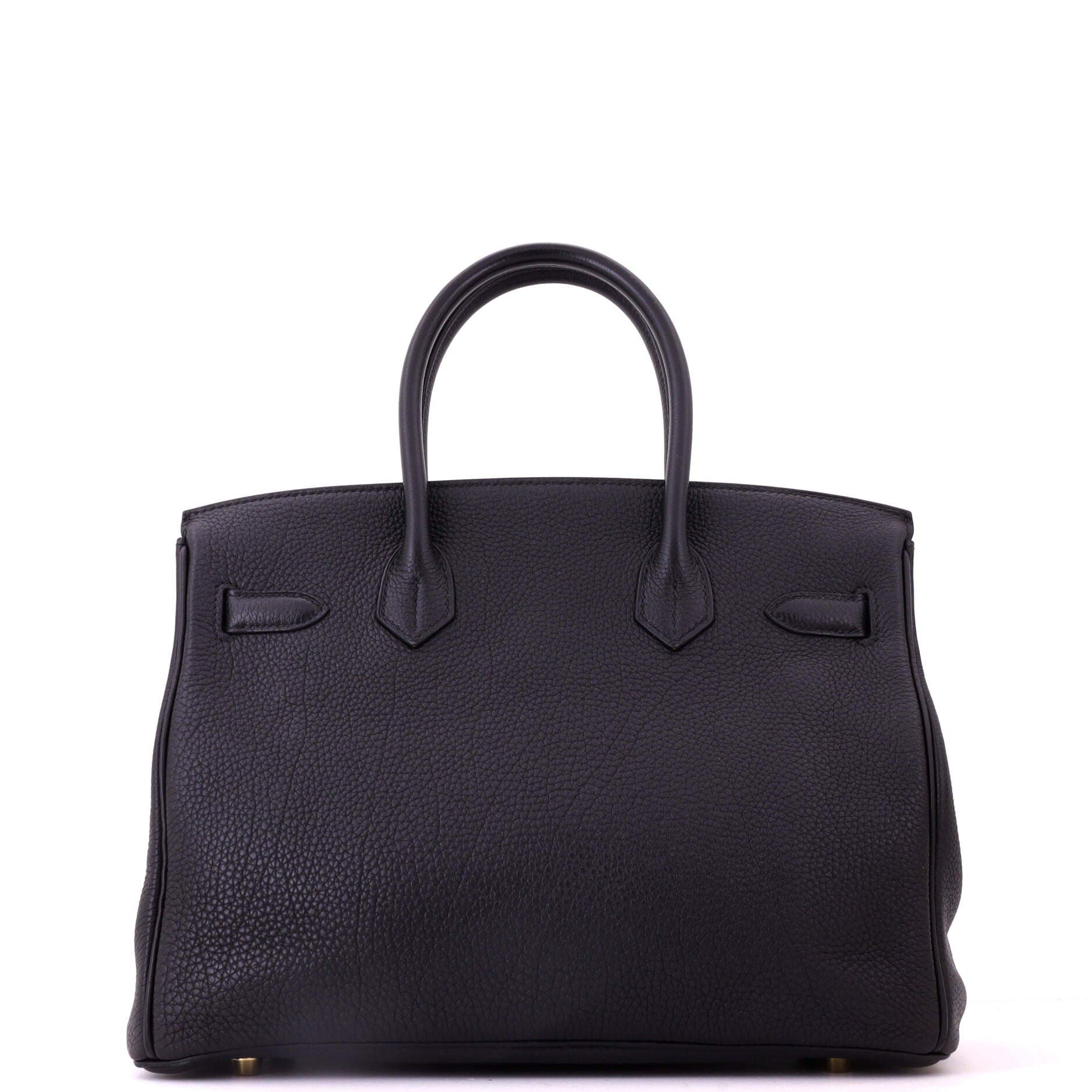 Birkin Handbag Black Togo with Gold Hardware 30, Alternate, color, Black
