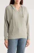 Bobeau Soft Rib Knit Hoodie