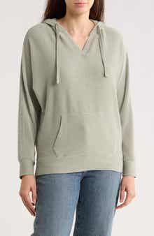 Bobeau Soft Rib Knit Hoodie