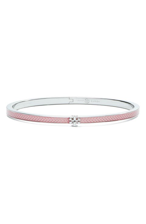Kira Enamel Hinge Slim Bracelet