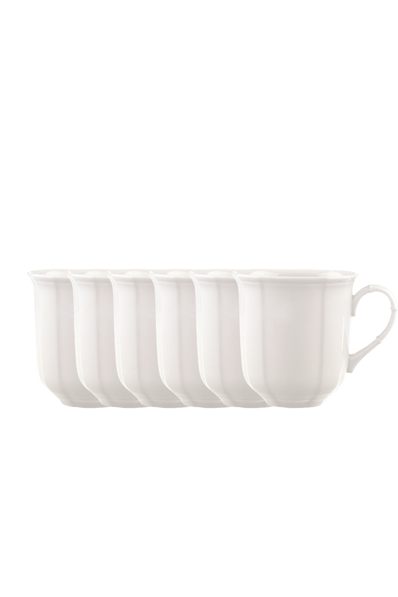 Manoir Mug Set of 6, Main, color, white