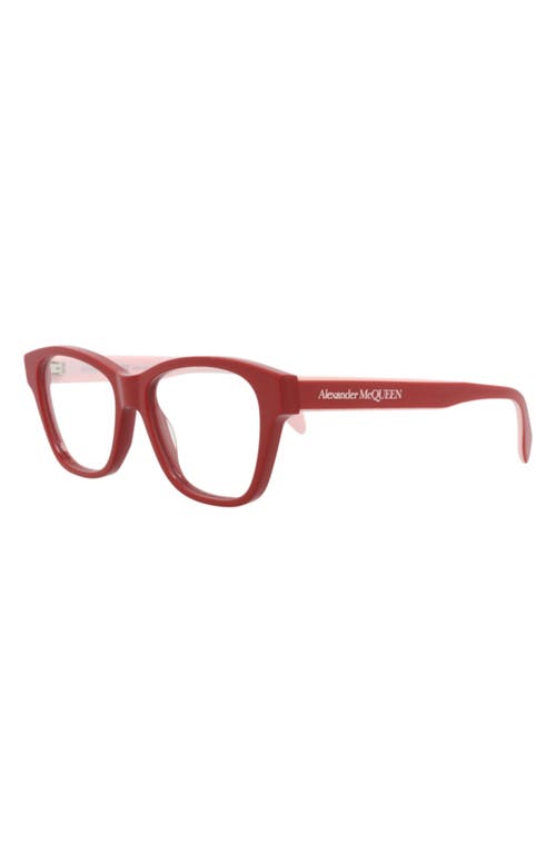 Alexander Mcqueen Mcqueen 52mm Square Optical Glasses