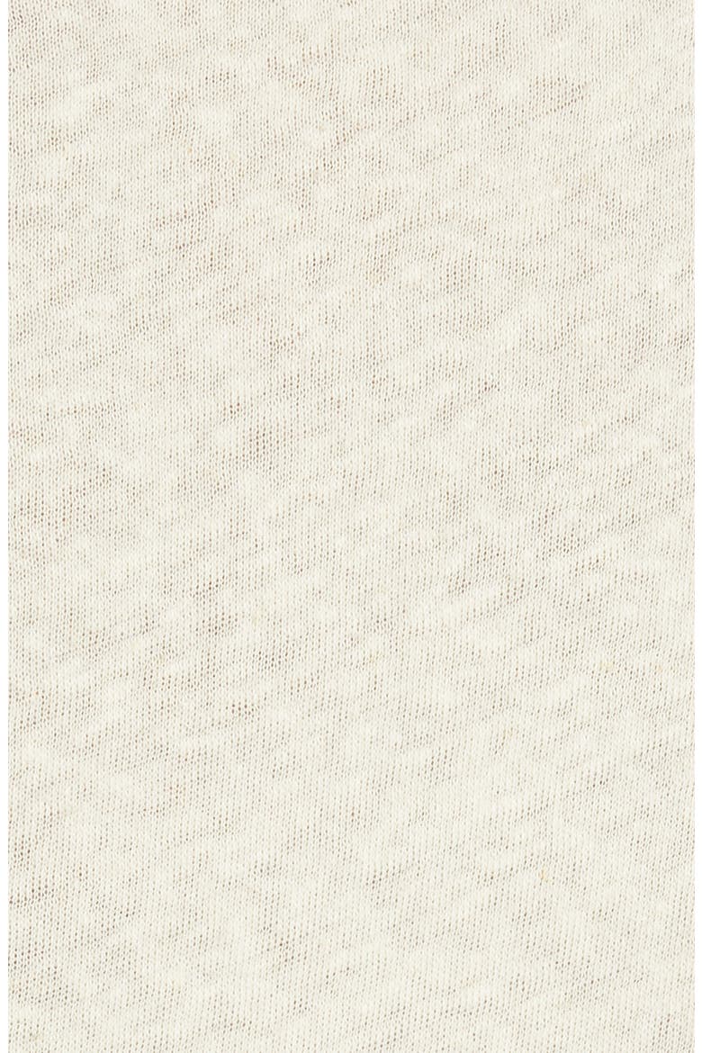 Kathley Ruffle Cotton & Linen Slub Top, Alternate, color, NATURAL