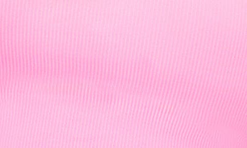 Beach Riot Elara Rib Bikini Top In Pink