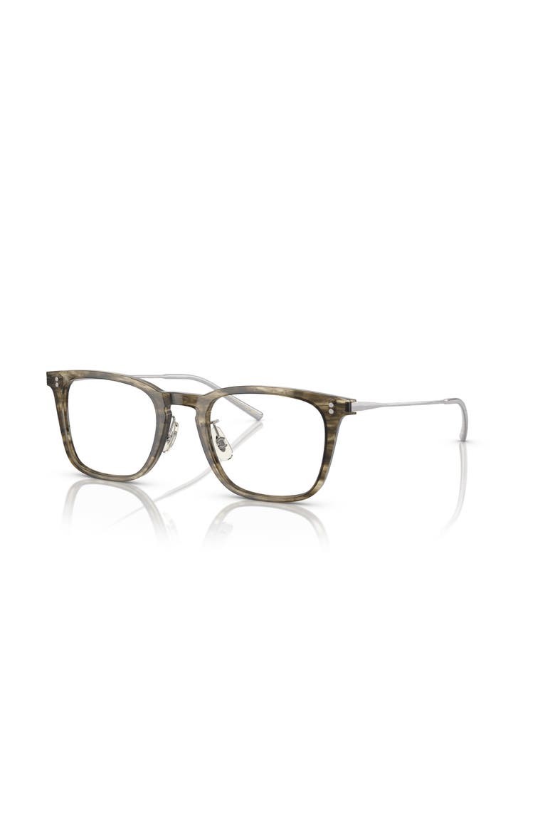 49mm Rectangle optical glasses, Main, color, Green