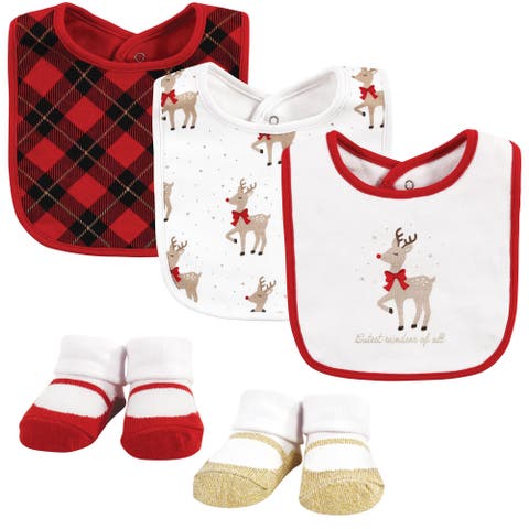5pk Of Bibs And Socks (baby)