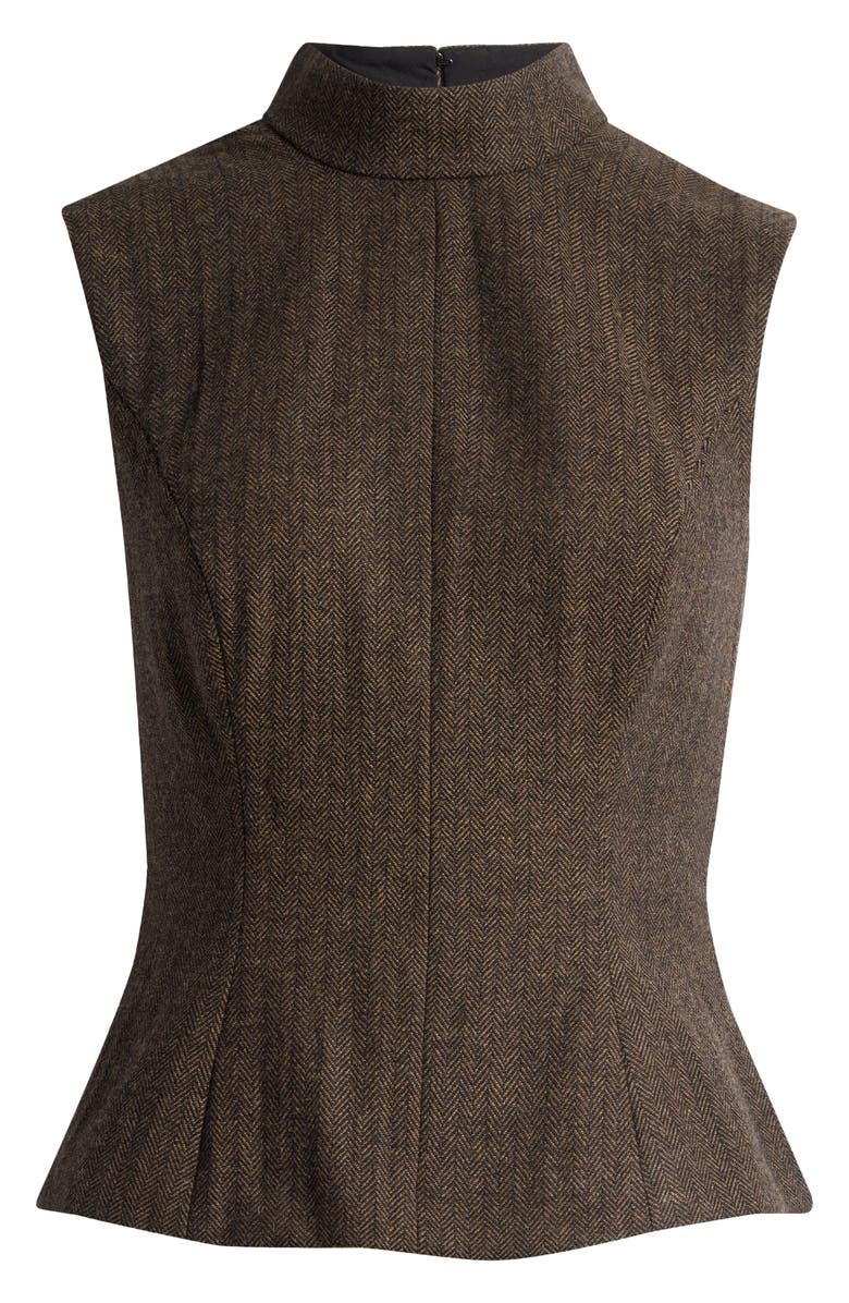 Reformation x Kacey Musgraves Sutton Mock Neck Sleeveless Wool Blend Top, Alternate, color,