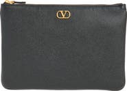 Valentino Garavani Medium VLOGO Leather Pouch