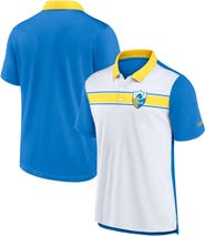 Nike Men's Nike  White/Powder Blue Los Angeles Chargers Rewind Pique Polo