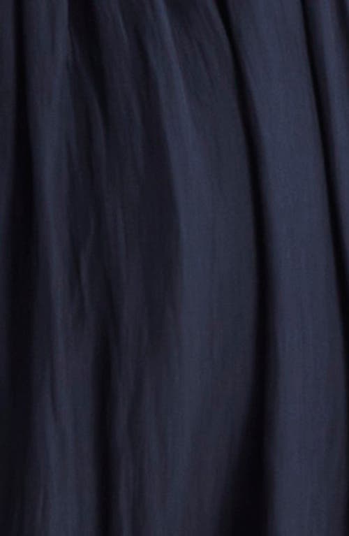 Ramy Brook Hadlee Ruffle Detail Sleeveless Dress In Spring Navy