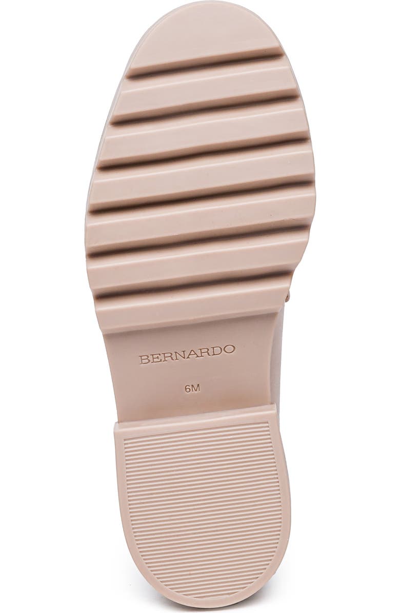 Bernardo Footwear Chandler Platform Penny Loafer, Alternate, color, Blush