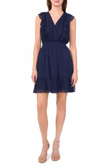 Halogen® Ruffle Detail Sleeveless Dress