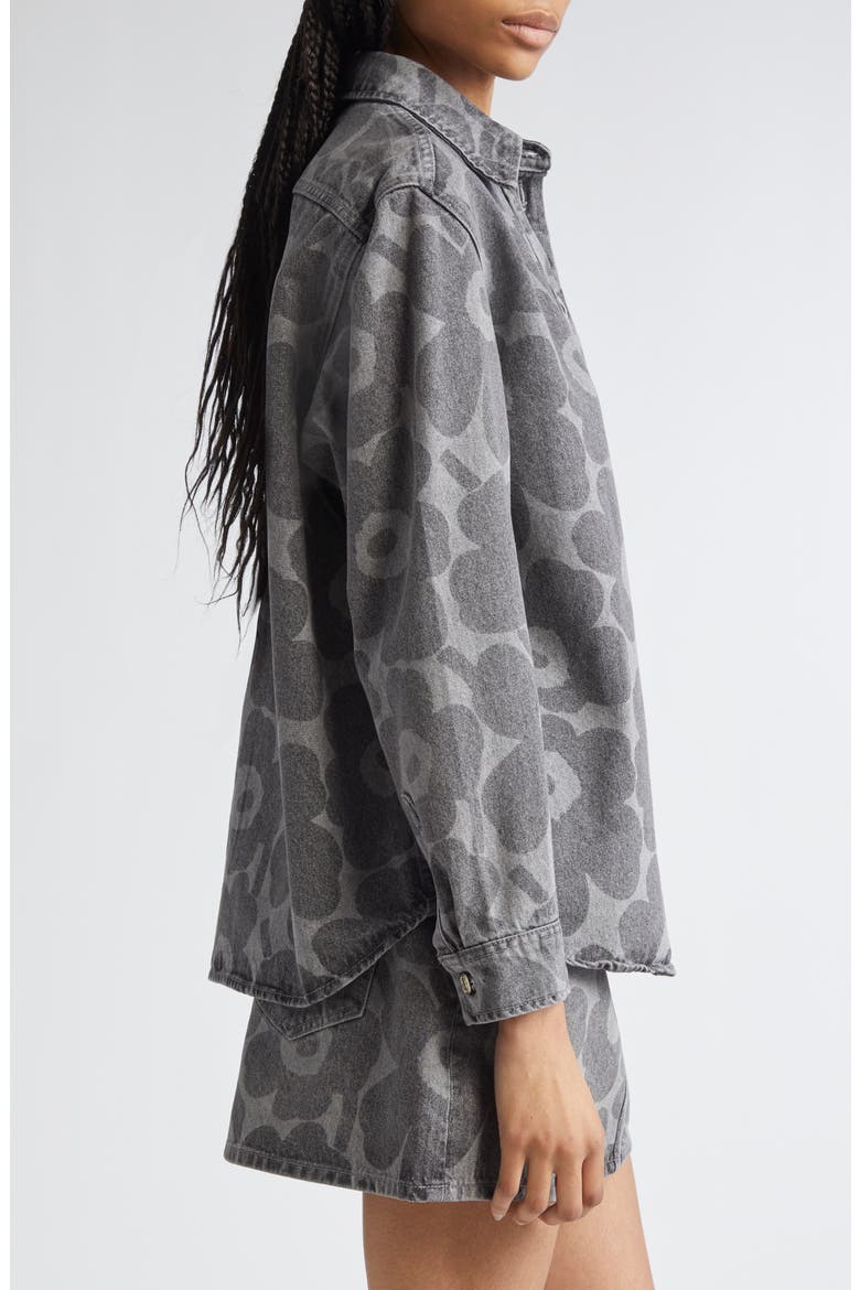 Maridenim Vaihe Unikko Denim Shirt, Alternate, color, LIGHT GREY