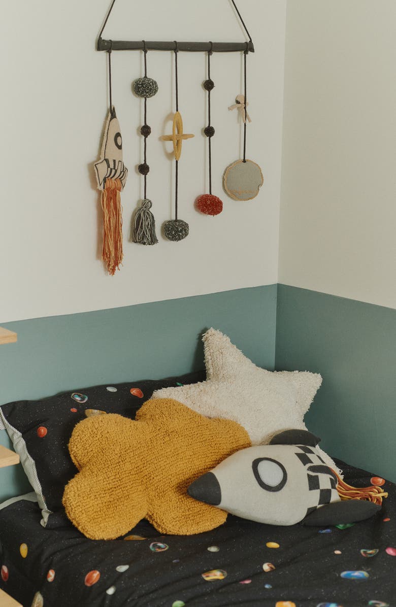 Lorena Canals Knit Rocket Cushion, Alternate, color, 