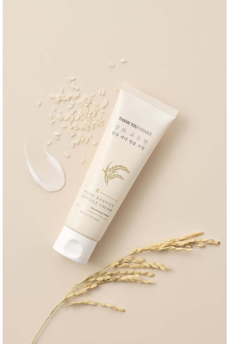 Rice Pure Barrier Capsule Cream, Alternate, color, White