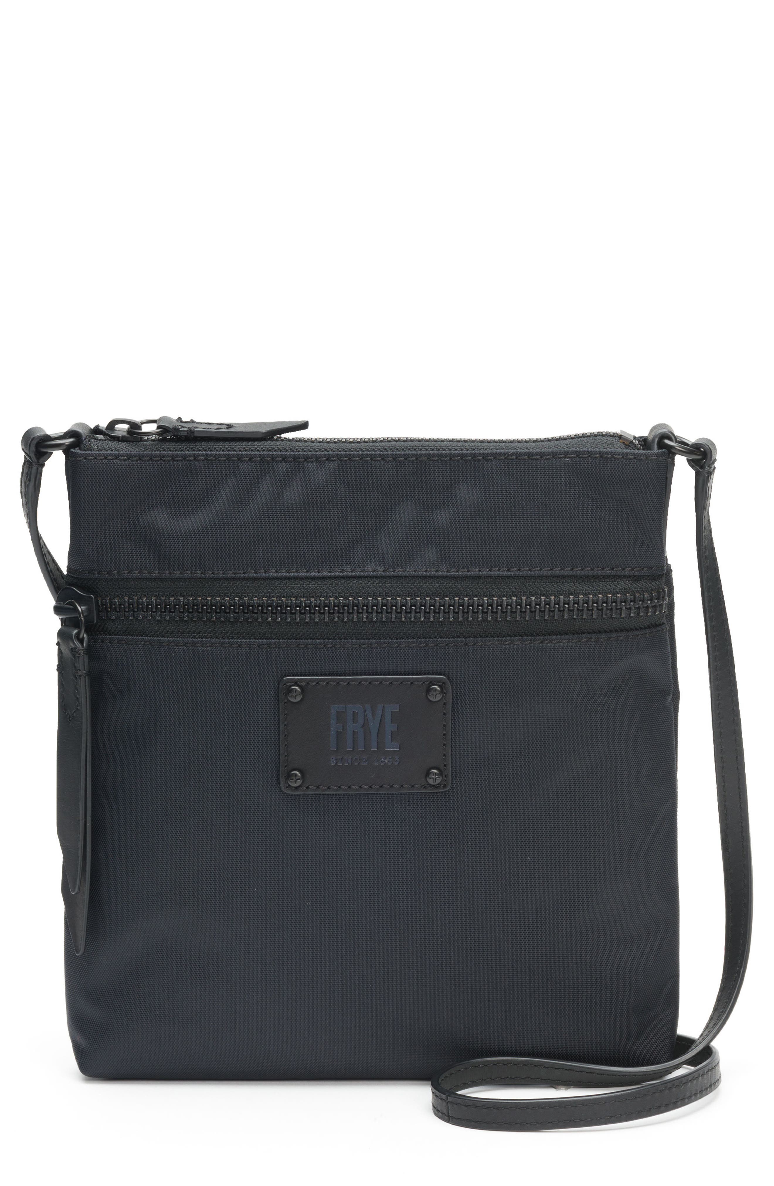 Ivy Nylon Crossbody Bag, Main, color, MATTE BLACK