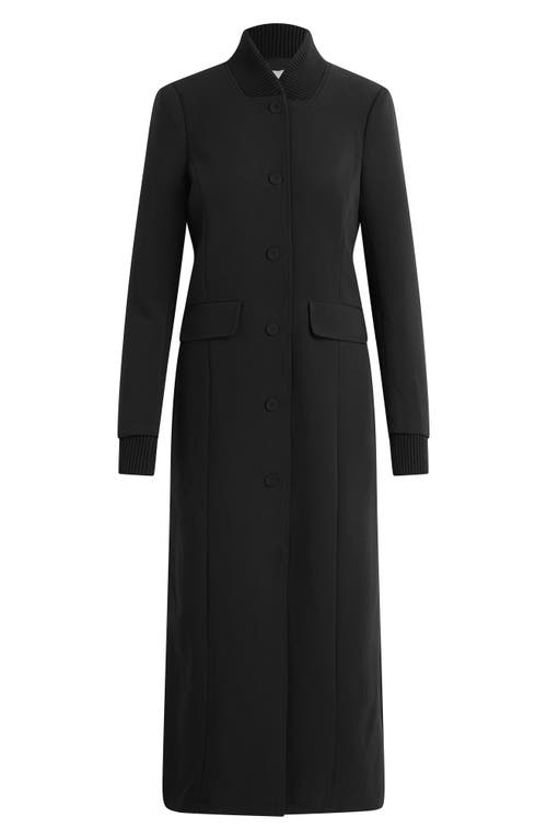 Favorite Daughter The Varsity Longline Coat In Black