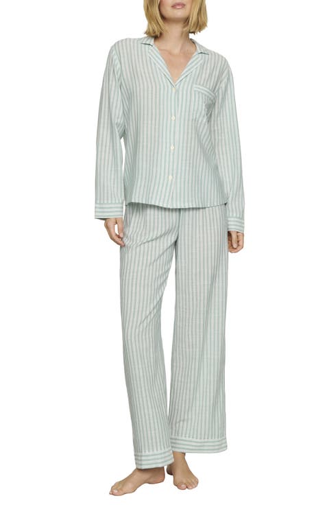 Nautico Stripe Long Sleeve Top & Pants Pajamas
